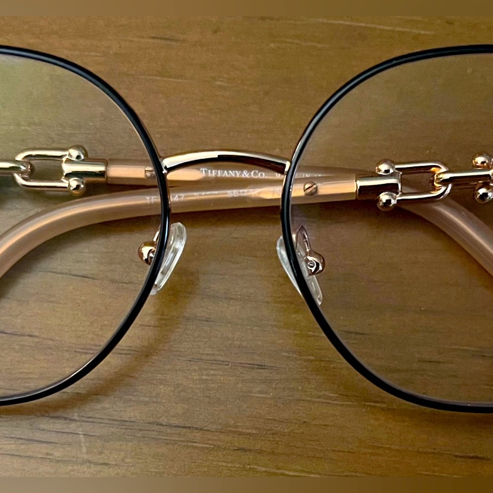 Tiffany & Co. Rose Gold Chain Detail Glasses - Picture 4 of 8